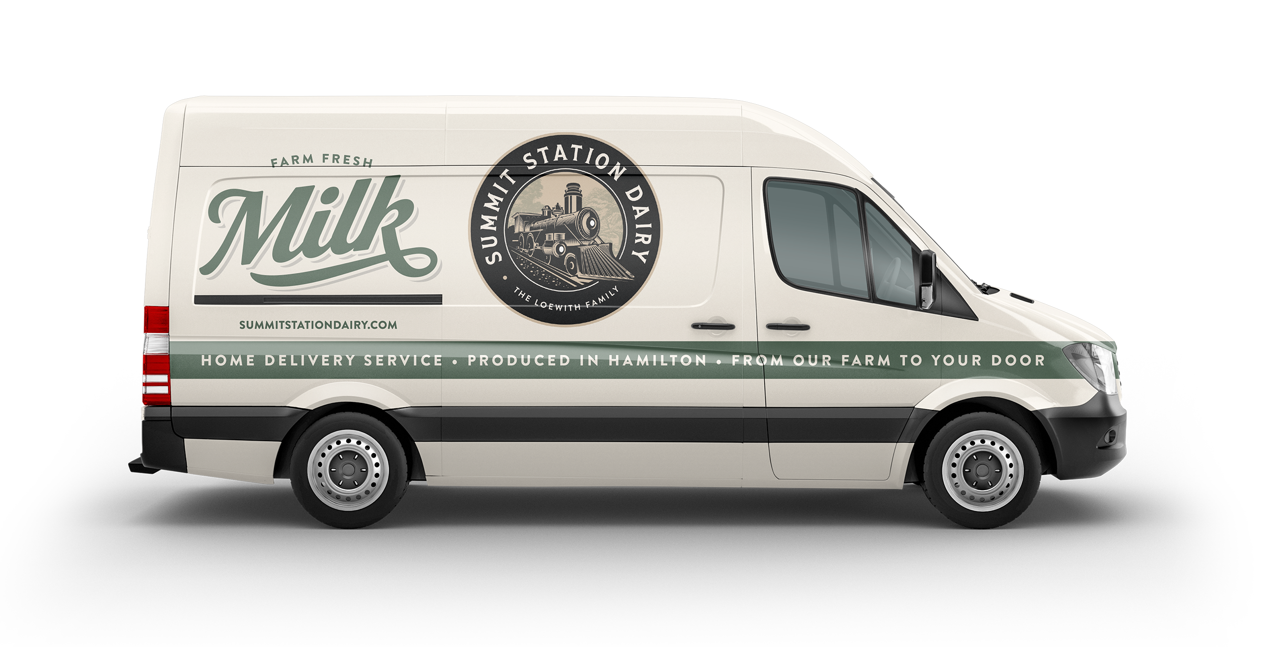 Summit Station Dairy's delivery truck